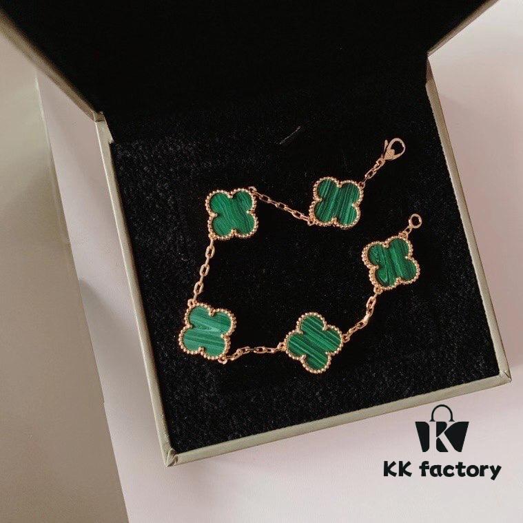 692fc05d99f2d84055c881a9 VCA Four-Leaf Clover Five-Petal Bracelet, Top-Tier Craftsmanship in Pure Silver