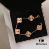 692fc06099f2d84055c881ae VCA Four-Leaf Clover Five-Petal Bracelet, Top-Tier Craftsmanship in Pure Silver