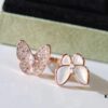 692fc06799f2d84055c881bd Van Cleef & Arpels Two Butterfly Series Butterfly Mother-of-Pearl Full Diamond Ring