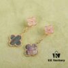 692fc06d99f2d84055c881ce New Four-Leaf Clover Gray Pearl Stud Earrings, Premium White and Rich Aesthetic Color, Very Eye-Catching!