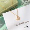 692fc07199f2d84055c881d4 New Color ️ Van Cleef & Arpels Alhambra Small Butterfly Necklace, 925 Silver Version, Original Mould, Vacuum Plated with 18K Gold, 45cm Chain Length, 0.9cm Pendant