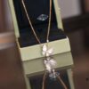 692fc07399f2d84055c881d7 Van Cleef & Arpels Two Butterfly Pendant Necklace, ZP High-End Replication, Top-Tier Jewelry Craftsmanship