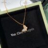 692fc07499f2d84055c881d8 New Color ️ Van Cleef & Arpels Alhambra Small Butterfly Necklace, 925 Silver Version, Original Mould, Vacuum Plated with 18K Gold, 45cm Chain Length, 0.9cm Pendant