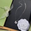 692fc08499f2d84055c881f1 Van Cleef & Arpels Two Butterfly Diamond Collar Necklace, S925 Silver with Hand-Set Brilliant Diamonds