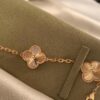 692fc0a799f2d84055c88220 Van Cleef & Arpels Vintage Alhambra Limited Edition Five-Flower Bracelet, S925 Silver with Thick 18K Gold Plating