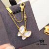 692fc0aa99f2d84055c88223 VCA Van Cleef & Arpels Natural White Mother-of-Pearl Butterfly Necklace, Bracelet, Ring, Original Clasp, Authentic Logo, Available in Rose Gold and Yellow Gold