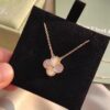 692fc0ad99f2d84055c88227 Van Cleef & Arpels Vintage Alhambra Limited Edition Millegrained Necklace, S925 Silver with Thick 18K Gold Plating