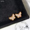 692fc0af99f2d84055c88228 New Color ️ Van Cleef & Arpels Alhambra Small Butterfly Stud Earrings, 925 Silver Version, Original Mold Design, Internal Data Processing, Identical in Shape, Size, Weight and Color to Boutique Authentic Version – Made of 925 Sterling Silver with Vacuum Electroplated 18K Gold, Pendant: 0.9cm