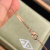 692fc0b299f2d84055c8822e Van Cleef & Arpels Vintage Alhambra Limited Edition Millegrained Necklace, S925 Silver with Thick 18K Gold Plating