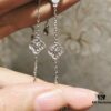 692fc0ba99f2d84055c8823f Mini Four-Leaf Clover Full Diamond Bracelet and Necklace in V-Gold and Silver, Single Flower and Six-Flower Designs Available