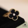 692fc0c899f2d84055c8825f In-Stock Release: Red Carnelian, Malachite, Black Onyx, White Mother of Pearl — VC@ Clover Diamond Ring