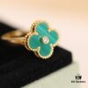 692fc0c999f2d84055c88261 In-Stock Release: Red Carnelian, Malachite, Black Onyx, White Mother-of-Pearl —【VC@ Clover Diamond Ring】