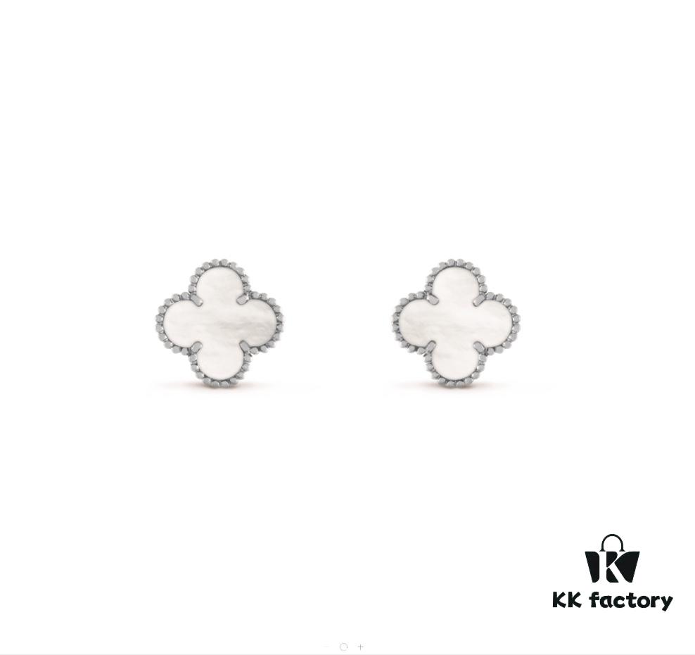 Mini Four-Leaf Clover Stud Earrings