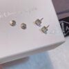 New Style: Turquoise and White Mother of Pearl Mini Four-Leaf Clover Stud Earrings