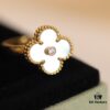 In-Stock Release: Red Carnelian, Malachite, Black Onyx, White Mother-of-Pearl — [VC@ Clover Diamond Ring]