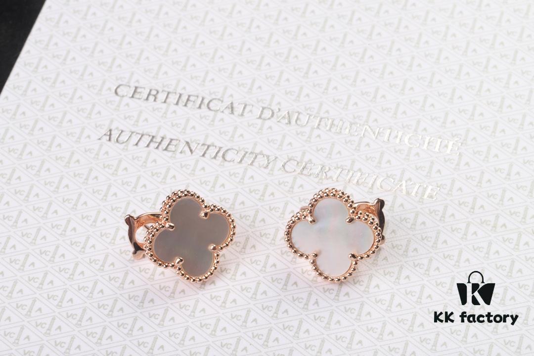 692fc11499f2d84055c882e9 VCA New Version Rose Gold Natural Peacock Green White Shell Gray Shell Black Onyx Red Carnelian Diamond-Free Ear Studs, High-End Market Edition โผ๏ธโผ๏ธ๐๐๐ 1:1 High Custom 925 Sterling Silver ๐๐ VCA Van Cleef & Arpels Limited Edition V Four-Leaf Clover Leaf, Cabinet Limited Edition, Perfect for Travel, Absolutely Essential. Original Lobster Clasp ๐ Top-Tier Quality on the Market ๐๐ฅ๐ฅ