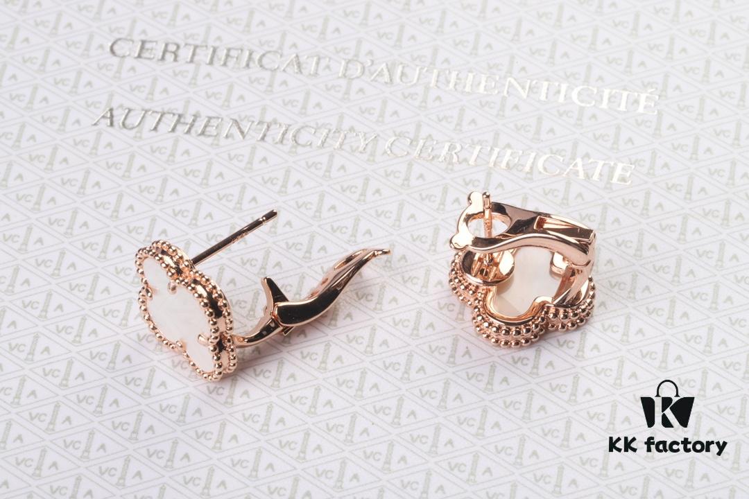 692fc11799f2d84055c882ed VCA New Version Rose Gold Natural Peacock Green White Shell Gray Shell Black Onyx Red Carnelian Diamond-Free Ear Studs, High-End Market Edition โผ๏ธโผ๏ธ๐๐๐ 1:1 High Custom 925 Sterling Silver ๐๐ VCA Van Cleef & Arpels Limited Edition V Four-Leaf Clover Leaf, Cabinet Limited Edition, Perfect for Travel, Absolutely Essential. Original Lobster Clasp ๐ Top-Tier Quality on the Market ๐๐ฅ๐ฅ