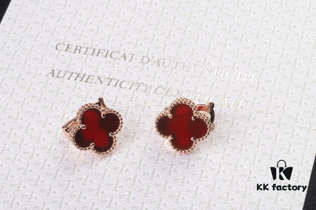692fc11d99f2d84055c882f3 VCA New Version Rose Gold Natural Peacock Green White Shell Gray Shell Black Onyx Red Carnelian Diamond-Free Ear Studs, High-End Market Edition โผ๏ธโผ๏ธ๐๐๐ 1:1 High Custom 925 Sterling Silver ๐๐ VCA Van Cleef & Arpels Limited Edition V Four-Leaf Clover Leaf, Cabinet Limited Edition, Perfect for Travel, Absolutely Essential. Original Lobster Clasp ๐ Top-Tier Quality on the Market ๐๐ฅ๐ฅ
