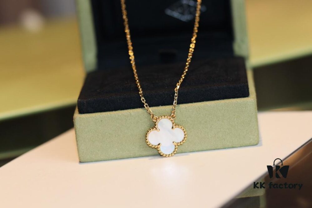 692fc12799f2d84055c882fe Don't Speak, Shh... 🤫 Observe Our VCA Necklace Crafted with Deep-Sea White Pearl Oyster Shell
