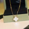 692fc12799f2d84055c882fe Don't Speak, Shh... 🤫 Observe Our VCA Necklace Crafted with Deep-Sea White Pearl Oyster Shell