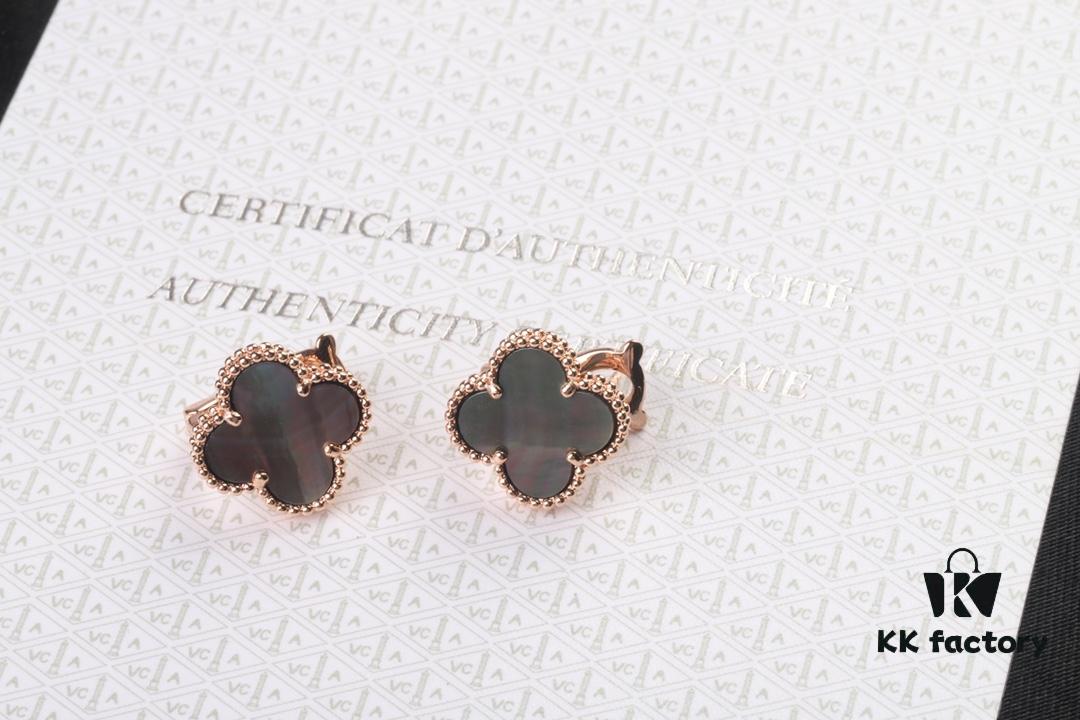692fc12999f2d84055c88303 VCA New Version Rose Gold Natural Peacock Green White Shell Gray Shell Black Onyx Red Carnelian Diamond-Free Ear Studs, High-End Market Edition โผ๏ธโผ๏ธ๐๐๐ 1:1 High Custom 925 Sterling Silver ๐๐ VCA Van Cleef & Arpels Limited Edition V Four-Leaf Clover Leaf, Cabinet Limited Edition, Perfect for Travel, Absolutely Essential. Original Lobster Clasp ๐ Top-Tier Quality on the Market ๐๐ฅ๐ฅ