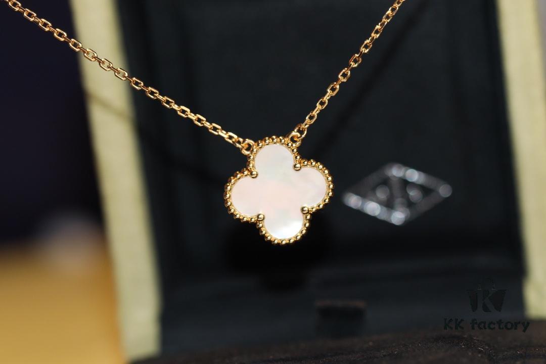 692fc12a99f2d84055c88305 Don't Speak, Shh... 🤫 Observe Our VCA Necklace Crafted with Deep-Sea White Pearl Oyster Shell