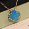 Don't Speak, Shh... 🤫 Take a Look at Our VCA Necklace with Blue Chalcedony ❤️