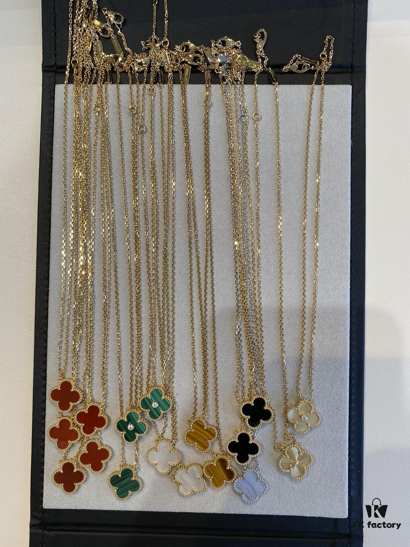 Clover Necklace in Assorted Colors