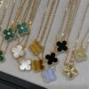 Clover Necklace in Assorted Colors