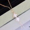 692fc14299f2d84055c88322 VCA Mini Single Flower Necklace, Original Precision Craftsmanship with Natural Stones