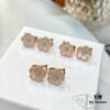 692fc14d99f2d84055c8832f ❗️New Hot Product❗️ 2021 New Lucky Spring Collection Van Cleef & Arpels Lucky Spring Series Plum Blossom Clip-On Earrings