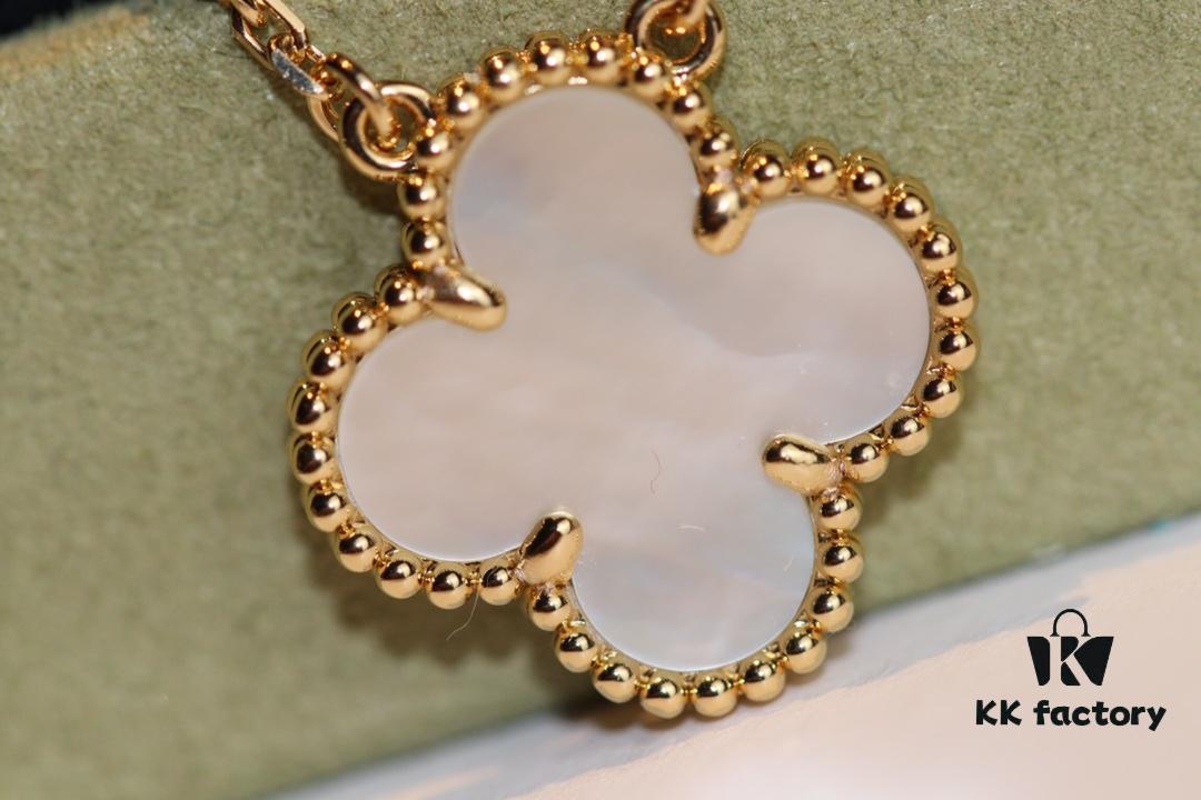 692fc14e99f2d84055c88332 Don't Speak, Shh... 🤫 Observe Our VCA Necklace Crafted with Deep-Sea White Pearl Oyster Shell