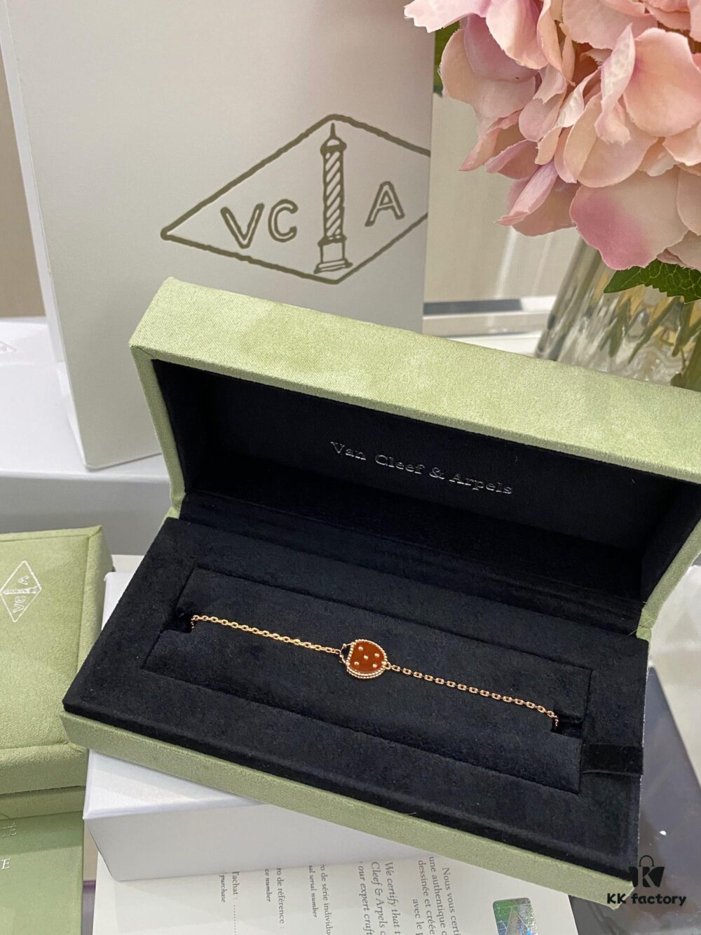 692fc16899f2d84055c88354 Ladybug Bracelet by VC@ lucky spring