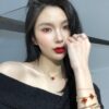Cloverleaf Five-Petal Bracelet and Necklace Set