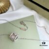 Van Cleef & Arpels Alhambra Clover Necklace in Silver Version, Original Custom Design! Material: 925 Pure Silver with Vacuum Electroplated 18K Real Gold