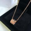 692fc19699f2d84055c88395 Van Cleef & Arpels Alhambra Clover Necklace Silver Version, Original Custom-Made! Material: 925 Sterling Silver with Vacuum Electroplated 18K Gold Chain