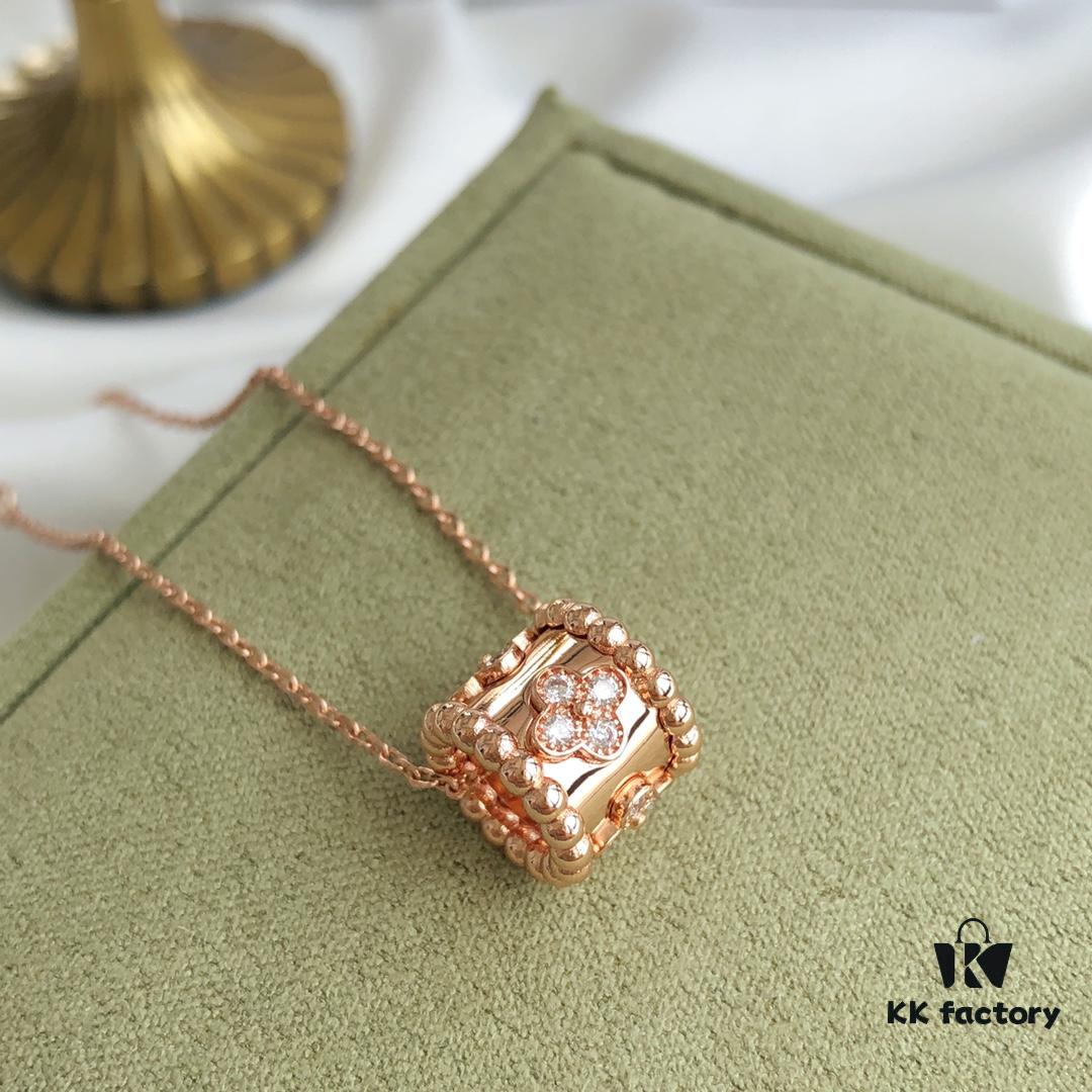 692fc19a99f2d84055c8839b Van Cleef & Arpels Alhambra Clover Necklace Silver Version, Original Custom-Made! Material: 925 Sterling Silver with Vacuum Electroplated 18K Gold Chain
