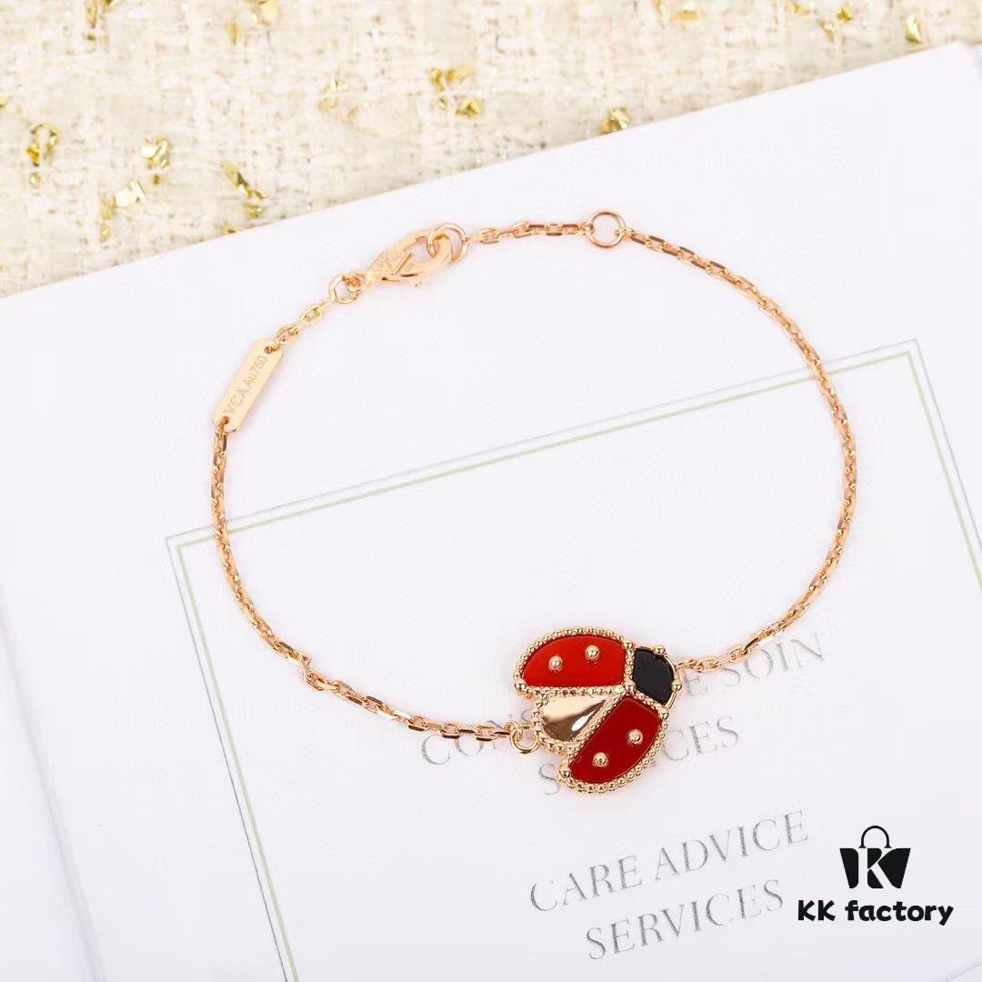 692fc1a199f2d84055c883a4 Top-tier VCA-style Ladybug Bracelet - Lucky Spring Collection, Z+ Version