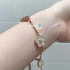 692fc1a199f2d84055c883a5 New Four-Leaf Clover Ladybug Braided Bracelet Inspired by Nature
