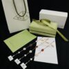 692fc1a199f2d84055c883a6 New Four-Leaf Clover Ladybug Braided Bracelet Inspired by Nature