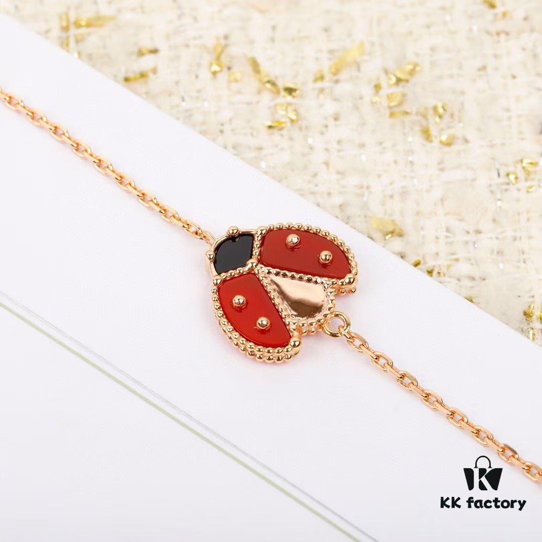 692fc1a299f2d84055c883a7 Top-tier VCA-style Ladybug Bracelet - Lucky Spring Collection, Z+ Version