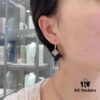 Swarovski Pink Crystal Clover Dancing in the Light Earrings