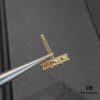 692fc1b799f2d84055c883c7 Mini Clover Stud Earrings in Gold and White, Precision-Crafted with Smooth Finish and Seamless Stone Setting