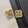 692fc1ba99f2d84055c883ca Mini Clover Stud Earrings in Gold and White, Precision-Crafted with Smooth Finish and Seamless Stone Setting