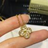 692fc1ec99f2d84055c88406 VCA Full Diamond Clover 1.5cm Necklace