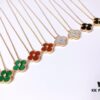 692fc21099f2d84055c88443 VCA Clover Diamond Necklace ✨✨ Thick Gold Plated Version ✅ Full Color Range Available