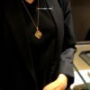 692fc21e99f2d84055c88459 VCA New Double-Sided Guilloche Engraved Clover Long Necklace in Gold