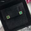 692fc23a99f2d84055c88486 Upgraded Version ZP Open V Gold Plated with Mimi Gold, Long-Lasting Color Retention - VCA Van Cleef & Arpels Mini Natural Malachite Four-Leaf Clover Stud Earrings with Original Saucer Backs