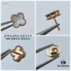 692fc24399f2d84055c88498 Newly Upgraded Version ZP Open Edition V Gold Plated with Mi Gold, Long-Lasting Color Retention ❤ This Piece Features Separate Components Assembly and Precision Carving Technology. 😊😊 VCA Clovis & Arpels Miniature Luxury White Mother-of-Pearl Four-Leaf Clover Stud Earrings Paired with Original-Style Saucer Backs 🍀 Exceptionally Charming, Enhances Fair Skin Tone, Highly Versatile for Any Occasion, Perfect for Sisters' Gatherings, Adds Extra Prestige