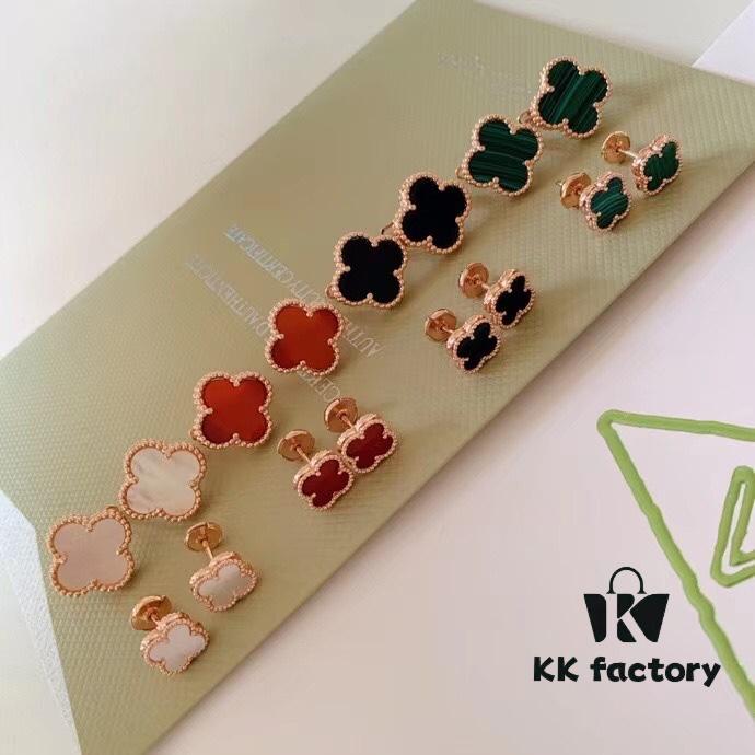 692fc25299f2d84055c884af Large Clover Stud Earrings / Small Clover Studs - Perfect for Any Outfit